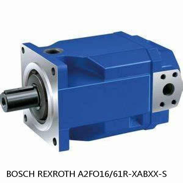 A2FO16/61R-XABXX-S BOSCH REXROTH A2FO FIXED DISPLACEMENT PUMPS