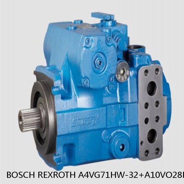 A4VG71HW-32+A10VO28DR-52 BOSCH REXROTH A4VG VARIABLE DISPLACEMENT PUMPS