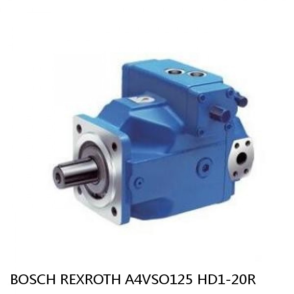 A4VSO125 HD1-20R BOSCH REXROTH A4VSO VARIABLE DISPLACEMENT PUMPS #1 small image