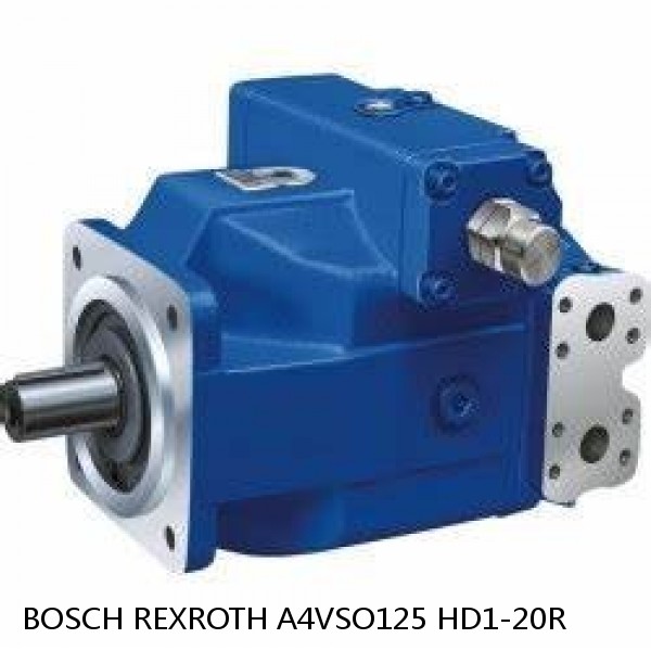 A4VSO125 HD1-20R BOSCH REXROTH A4VSO VARIABLE DISPLACEMENT PUMPS #3 small image