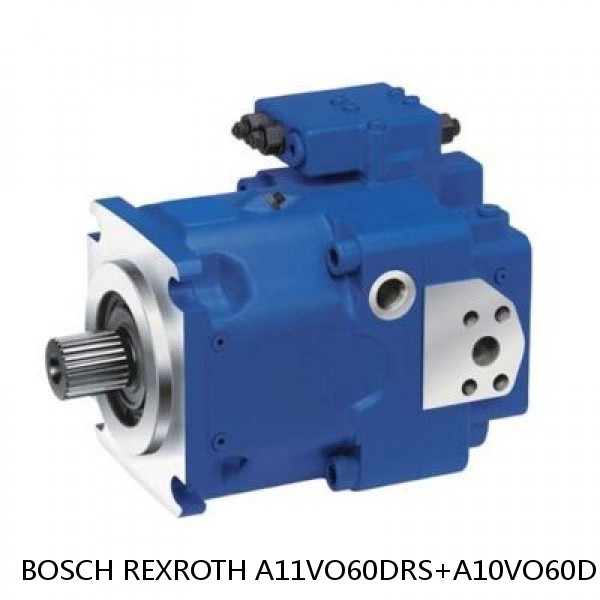 A11VO60DRS+A10VO60DFR BOSCH REXROTH A11VO AXIAL PISTON PUMP #1 small image