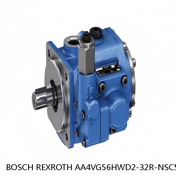 AA4VG56HWD2-32R-NSC52F075D-S BOSCH REXROTH A4VG VARIABLE DISPLACEMENT PUMPS
