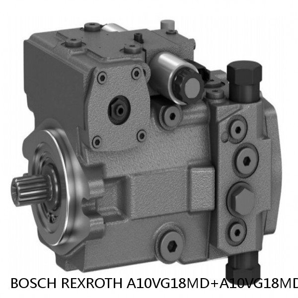 A10VG18MD+A10VG18MD BOSCH REXROTH A10VG AXIAL PISTON VARIABLE PUMP #1 small image