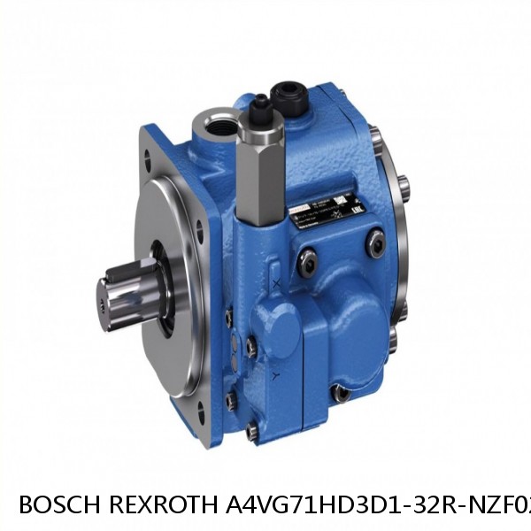 A4VG71HD3D1-32R-NZF02F001S BOSCH REXROTH A4VG VARIABLE DISPLACEMENT PUMPS #1 image